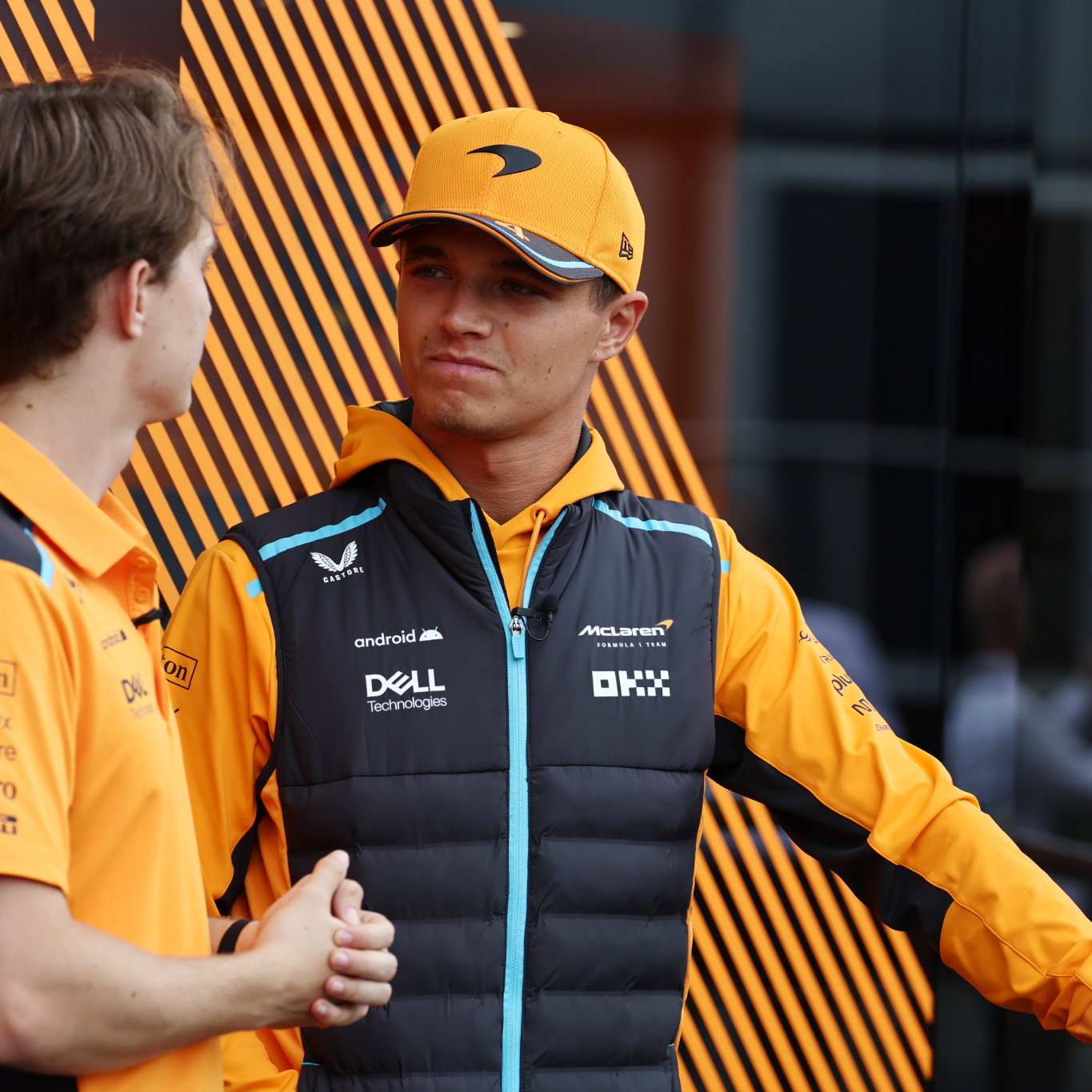(L to R): Oscar Piastri (AUS) McLaren with Lando Norris (GBR) McLaren. Formula 1 World Championship, Rd 14, Dutch Grand