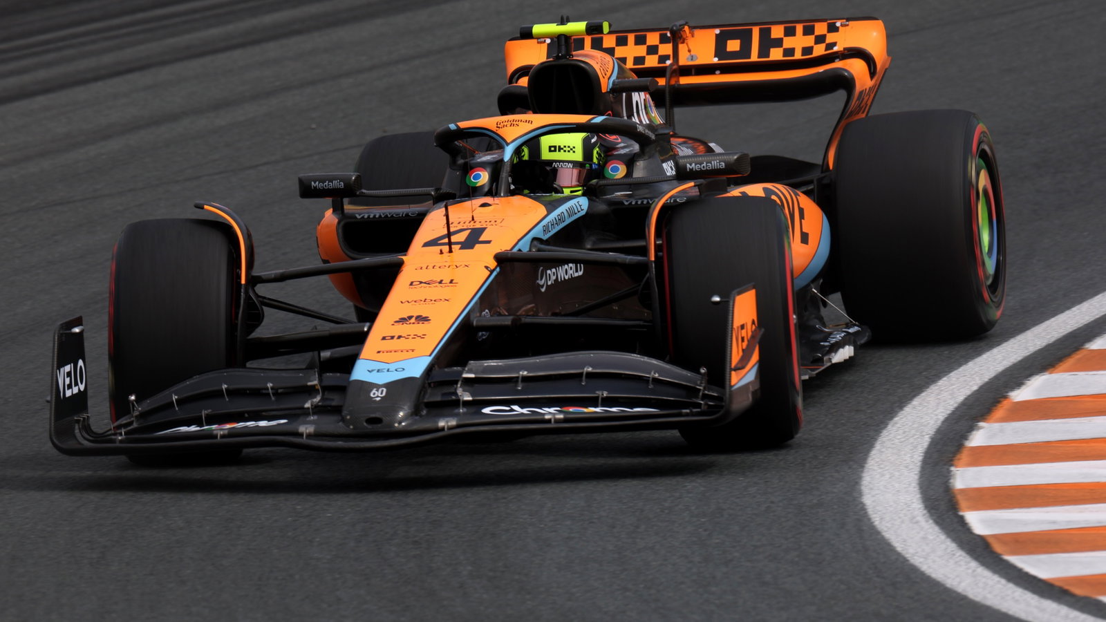 Lando Norris (GBR) McLaren MCL60. Formula 1 World Championship, Rd 14, Dutch Grand Prix, Zandvoort, Netherlands, Practice