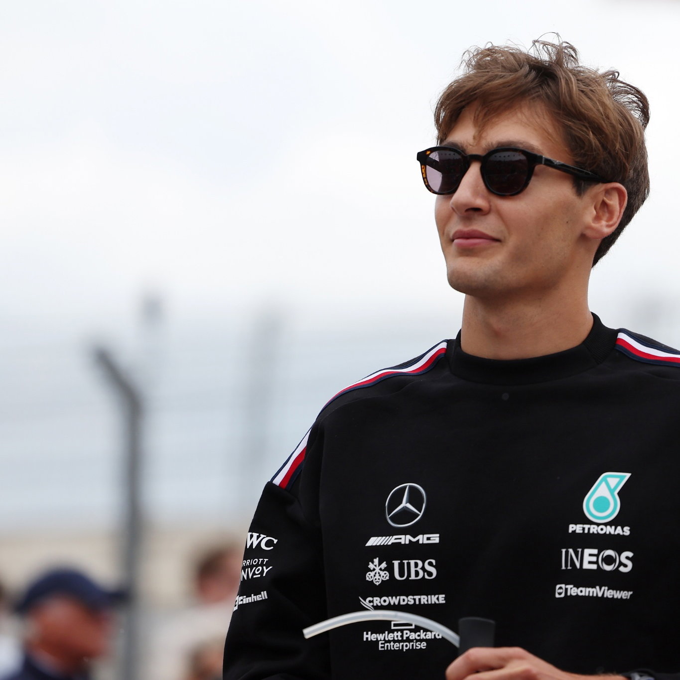 George Russell (GBR) Mercedes AMG F1 on the drivers' parade. Formula 1 World Championship, Rd 14, Dutch Grand Prix,