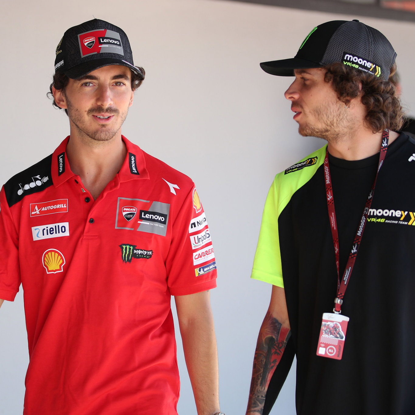 Francesco Bagnaia, Marco Bezzecchi Ducati MotoGP Catalunya 2023