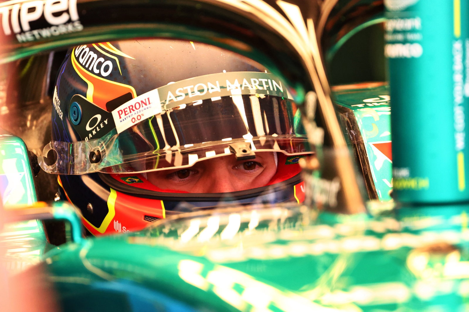 Felipe Drugovich (BRA) Aston Martin F1 Team AMR23, Reserve and Development Programme Driver. Formula 1 World Championship,