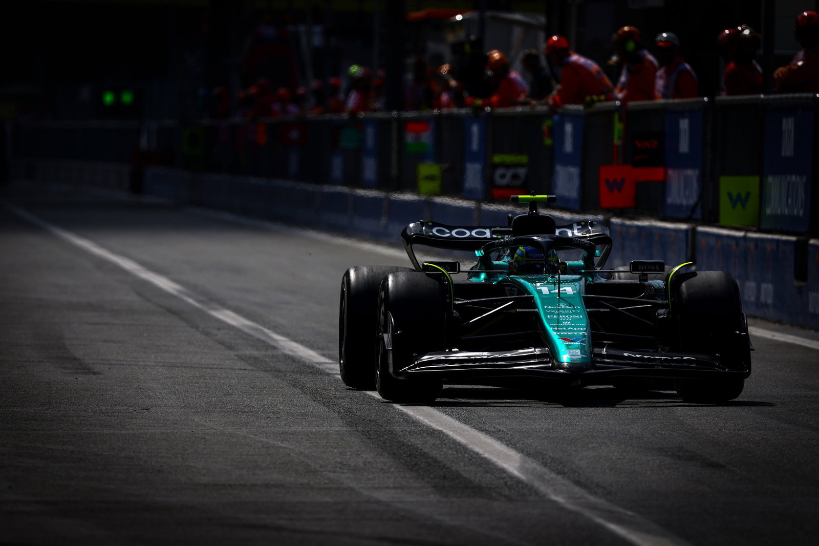 Fernando Alonso (ESP), Aston Martin Racing Formula 1 World Championship, Rd 15, Italian Grand Prix, Monza, Italy,