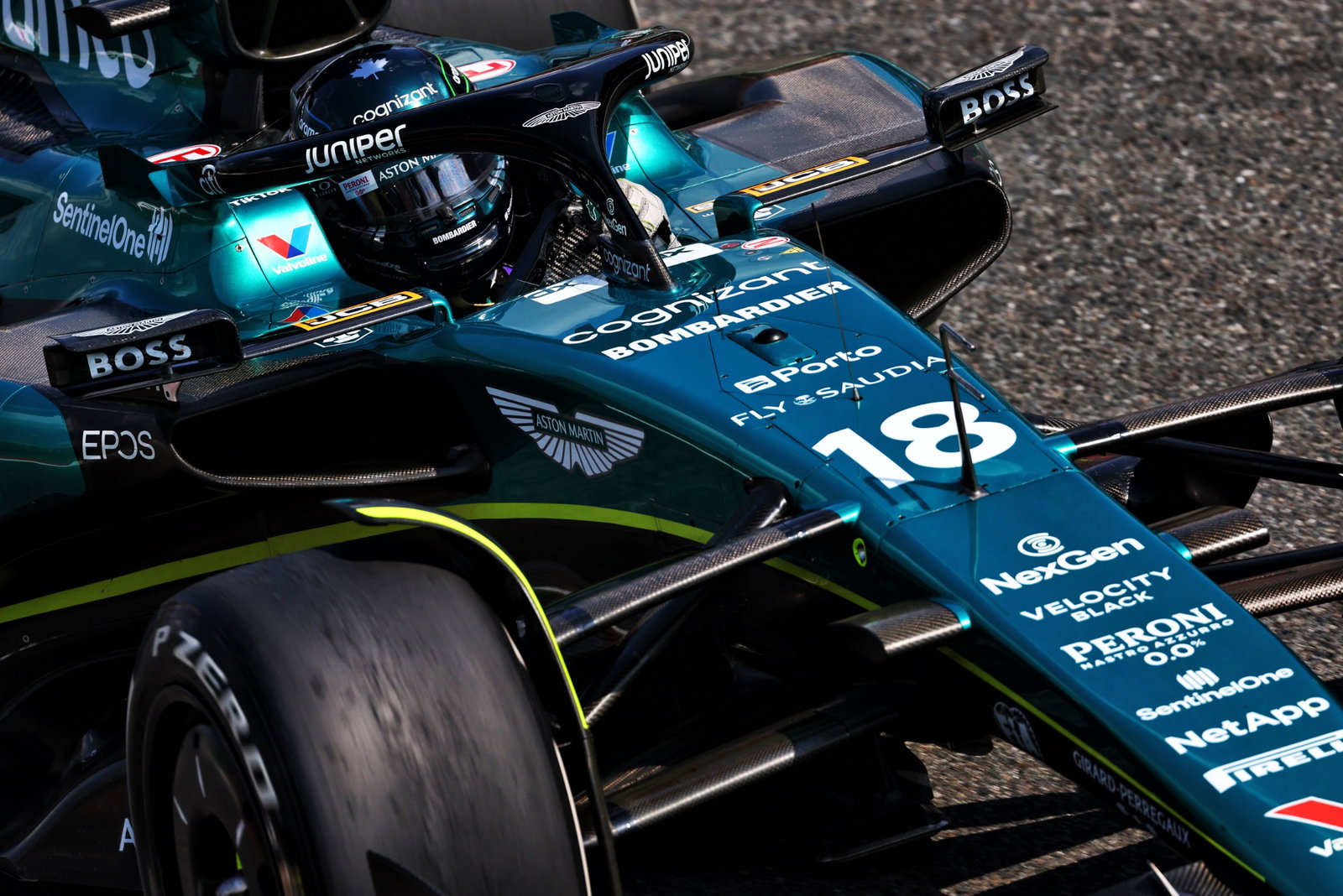 Lance Stroll (CDN) Aston Martin F1 Team AMR23. Formula 1 World Championship, Rd 15, Italian Grand Prix, Monza, Italy,