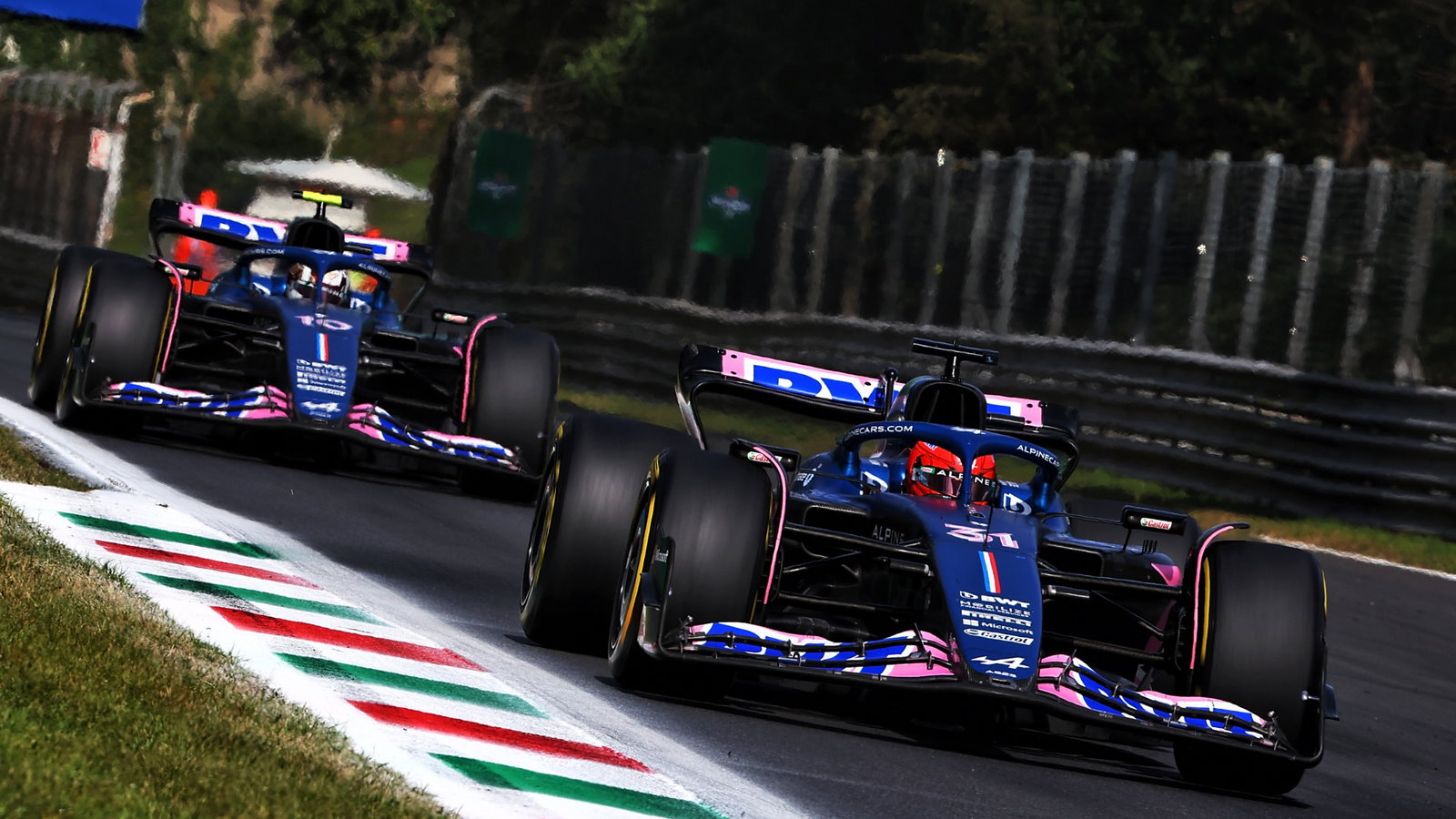 Esteban Ocon (FRA) Alpine F1 Team A523. Formula 1 World Championship, Rd 15, Italian Grand Prix, Monza, Italy, Race