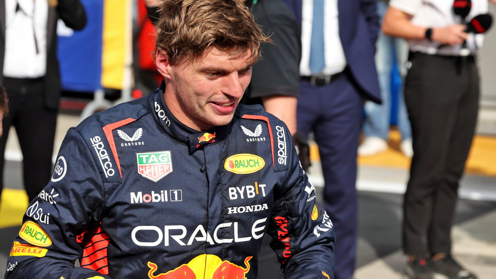 Race winner Max Verstappen (NLD) Red Bull Racing in parc ferme. Formula 1 World Championship, Rd 15, Italian Grand Prix,
