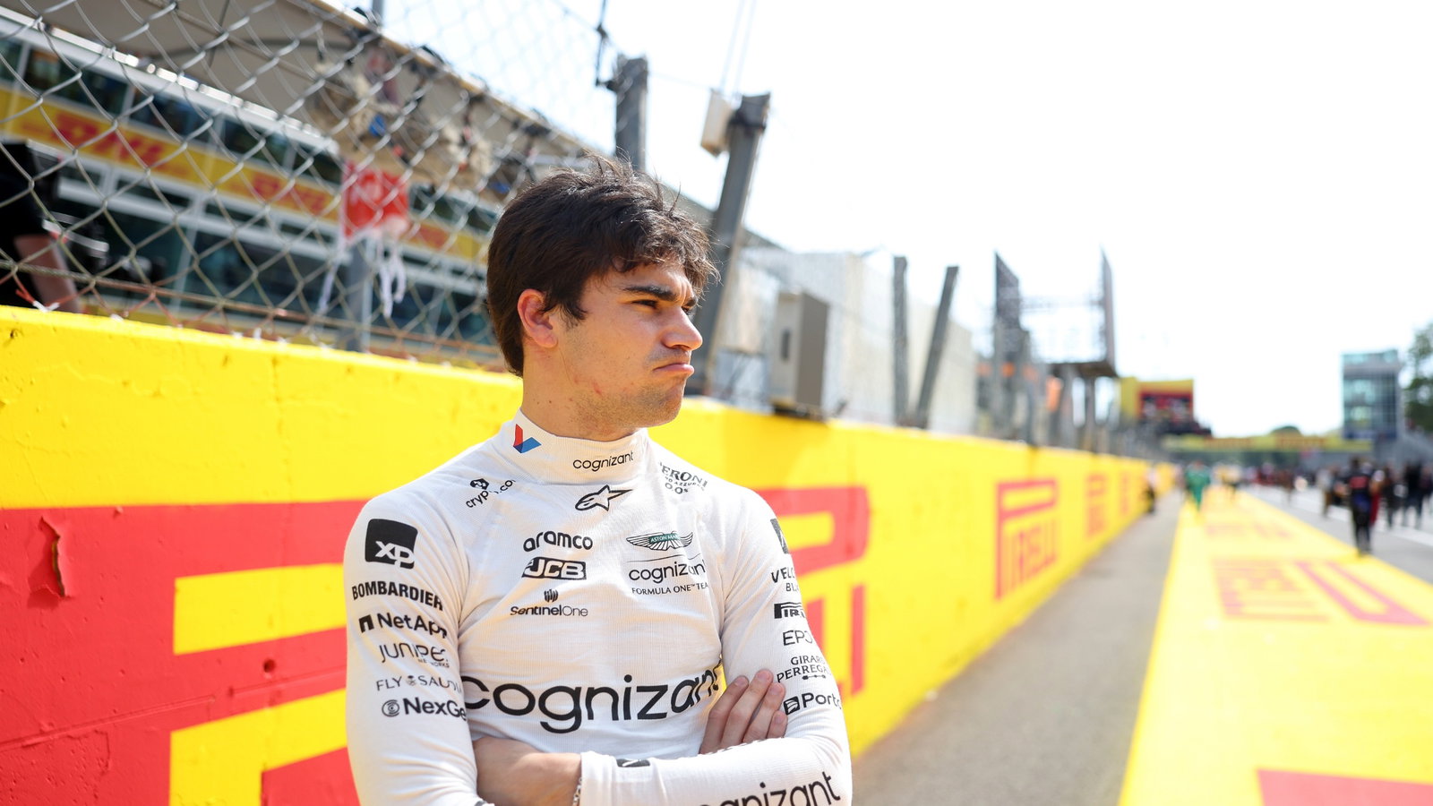 Lance Stroll (CDN) Aston Martin F1 Team on the grid. Formula 1 World Championship, Rd 15, Italian Grand Prix, Monza,