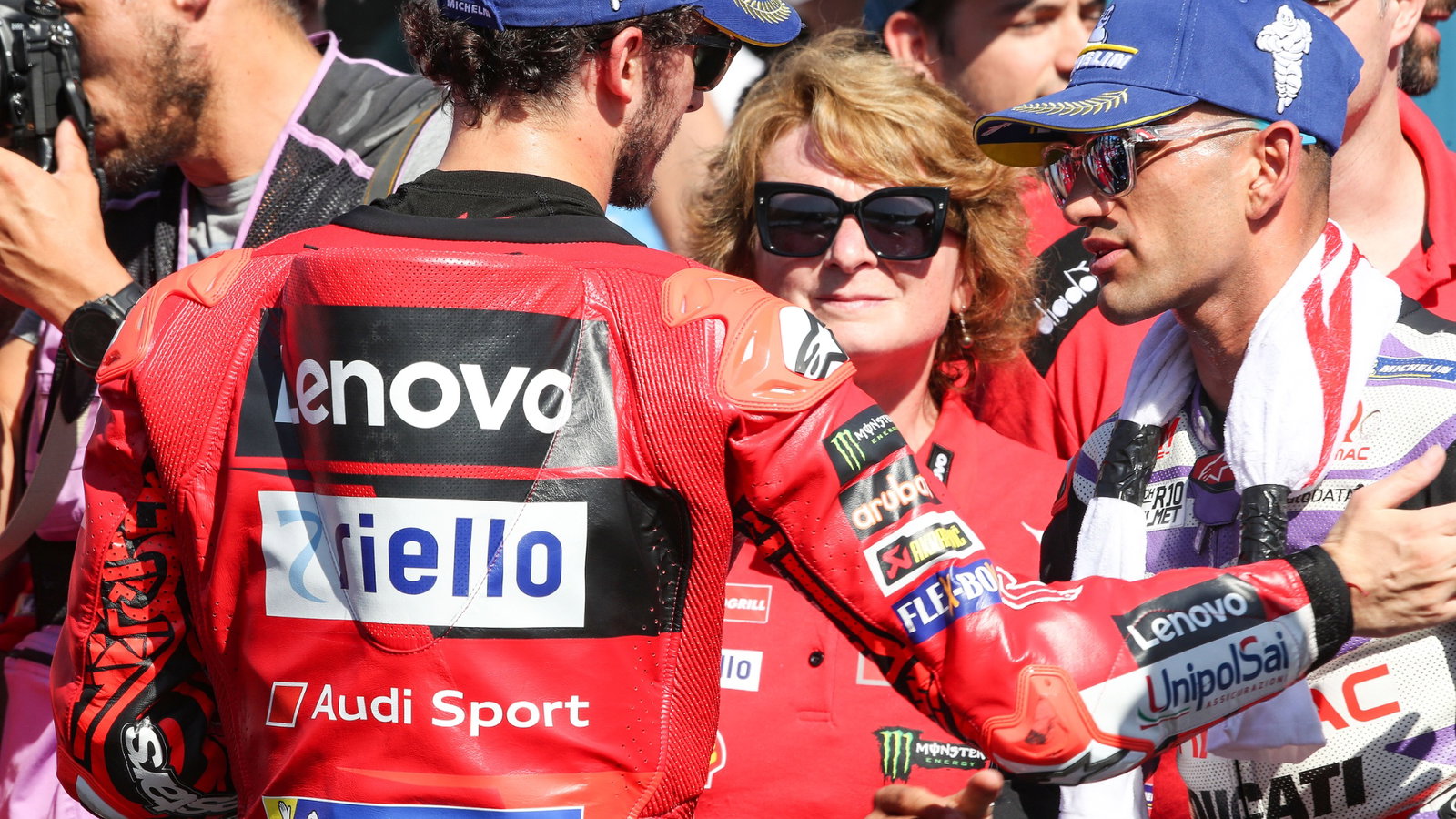 Francesco Bagnaia, Jorge Martin, Tissot sprint race, San Marino MotoGP, 9 September