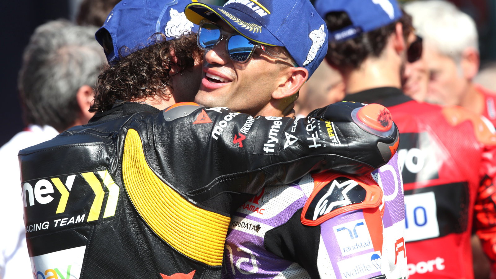 Jorge Martin, Marco Bezzecchi, Tissot sprint race, San Marino MotoGP, 9 September