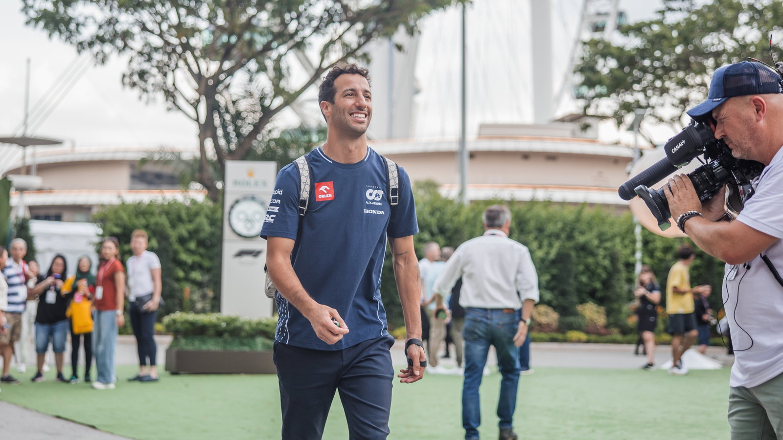 Daniel Ricciardo (AUS) AlphaTauri. Formula 1 World Championship, Rd 16, Singapore Grand Prix, Marina Bay Street Circuit,