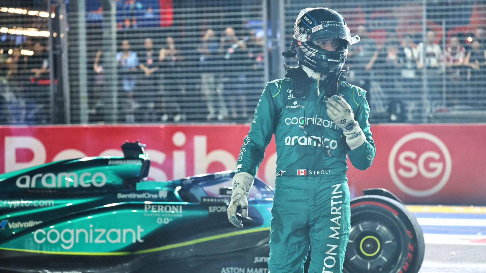 Lance Stroll (CDN) Aston Martin F1 Te