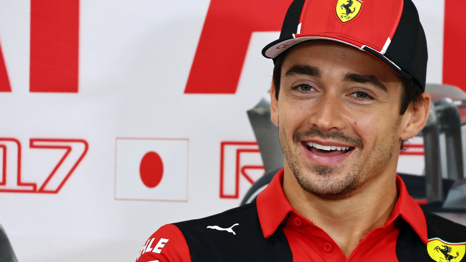 Charles Leclerc (MON) Ferrari in the FIA Press Conference. Formula 1 World Championship, Rd 17, Japanese Grand Prix,
