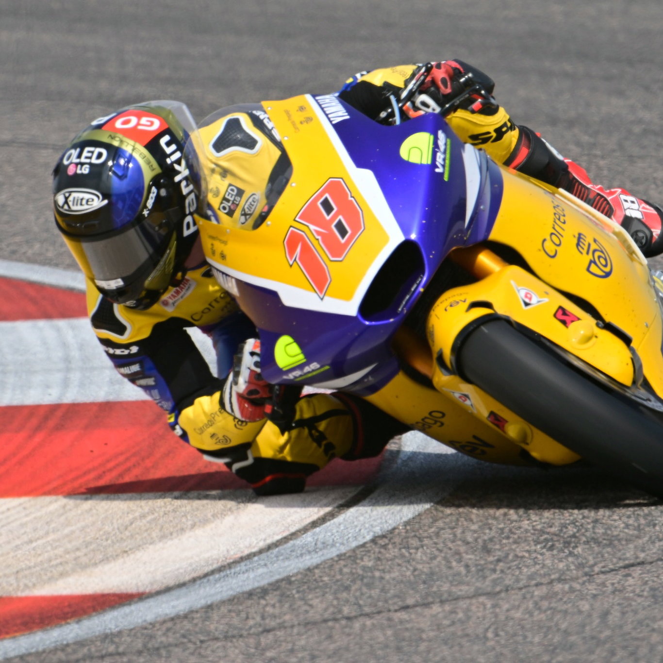 Manuel Gonzalez, Moto2 race, Indian MotoGP, 24 September