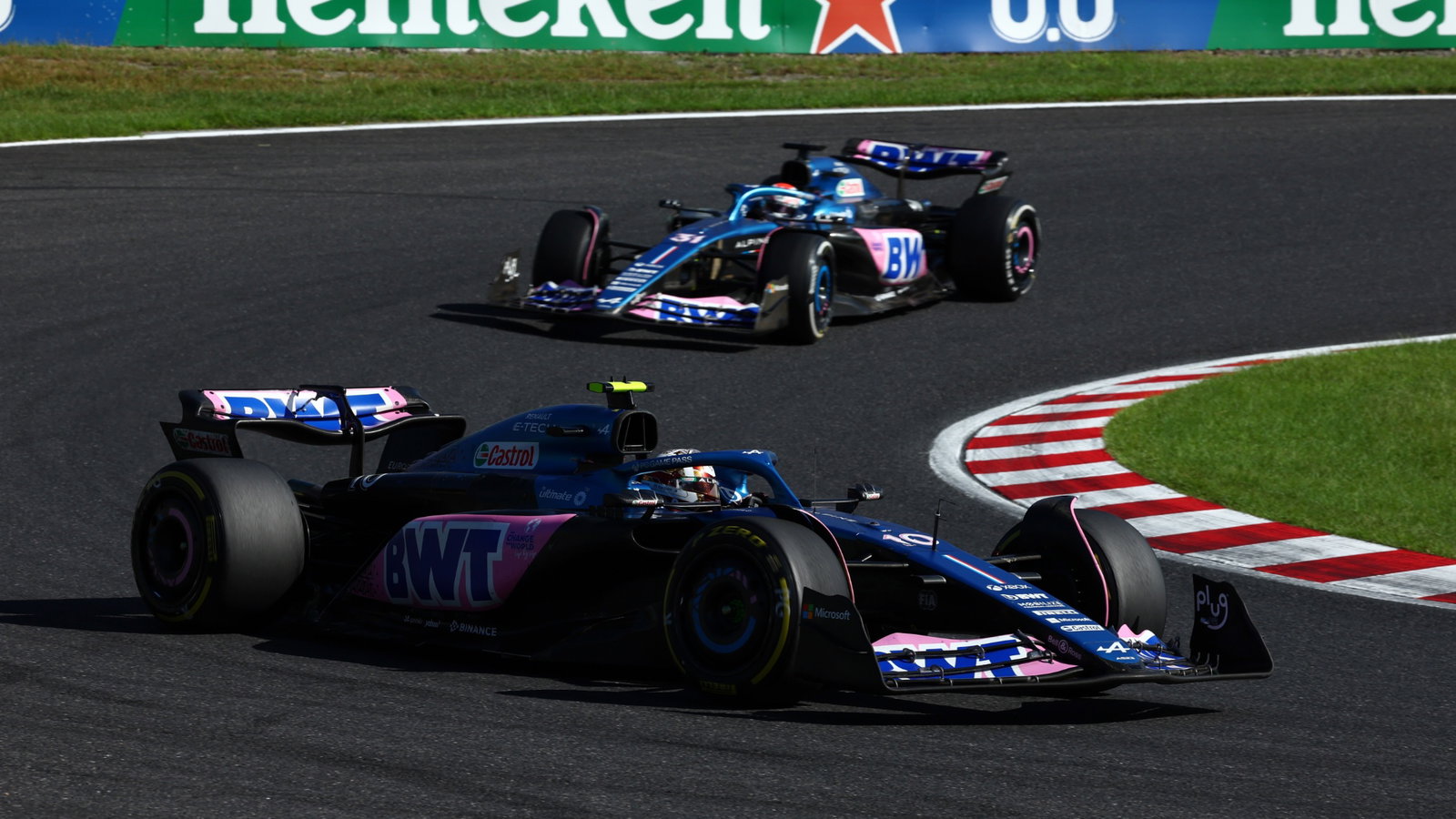 Pierre Gasly (FRA) Alpine F1 Team A523. Formula 1 World Championship, Rd 17, Japanese Grand Prix, Suzuka, Japan, Race