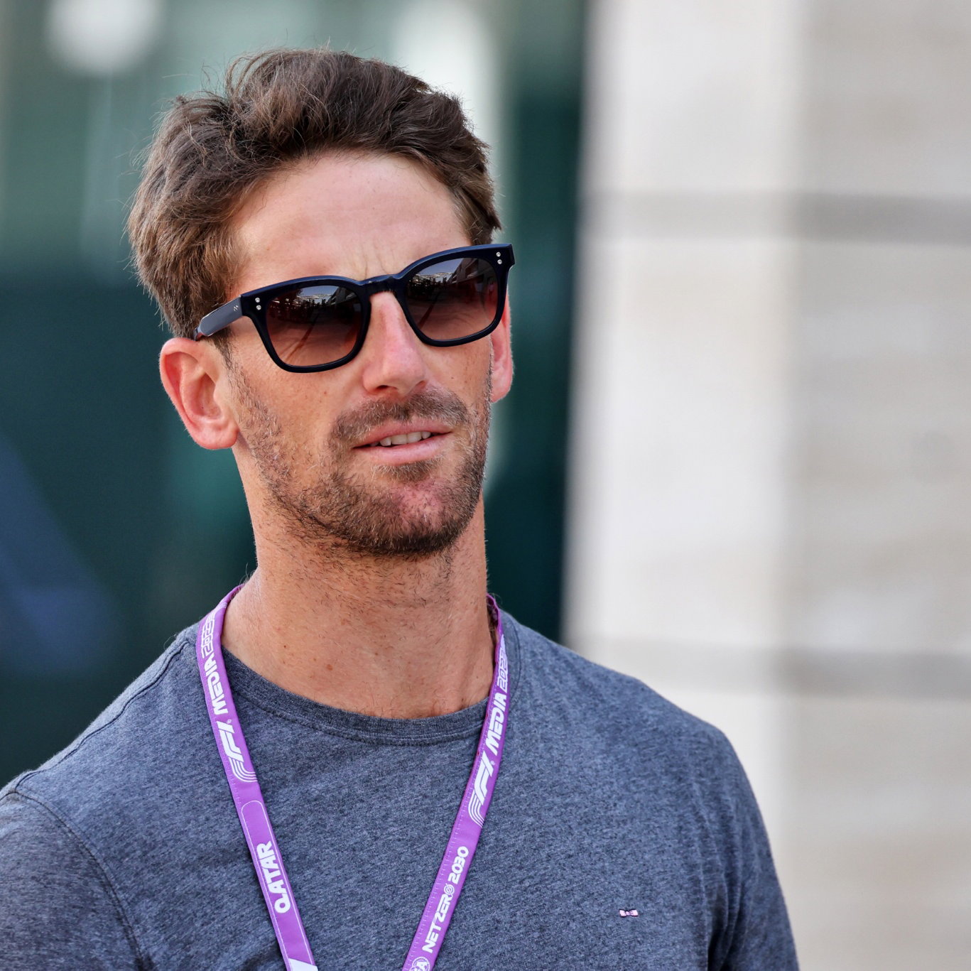 Romain Grosjean (FRA). Formula 1 World Championship, Rd 18, Qatar Grand Prix, Doha, Qatar, Qualifying Day.-