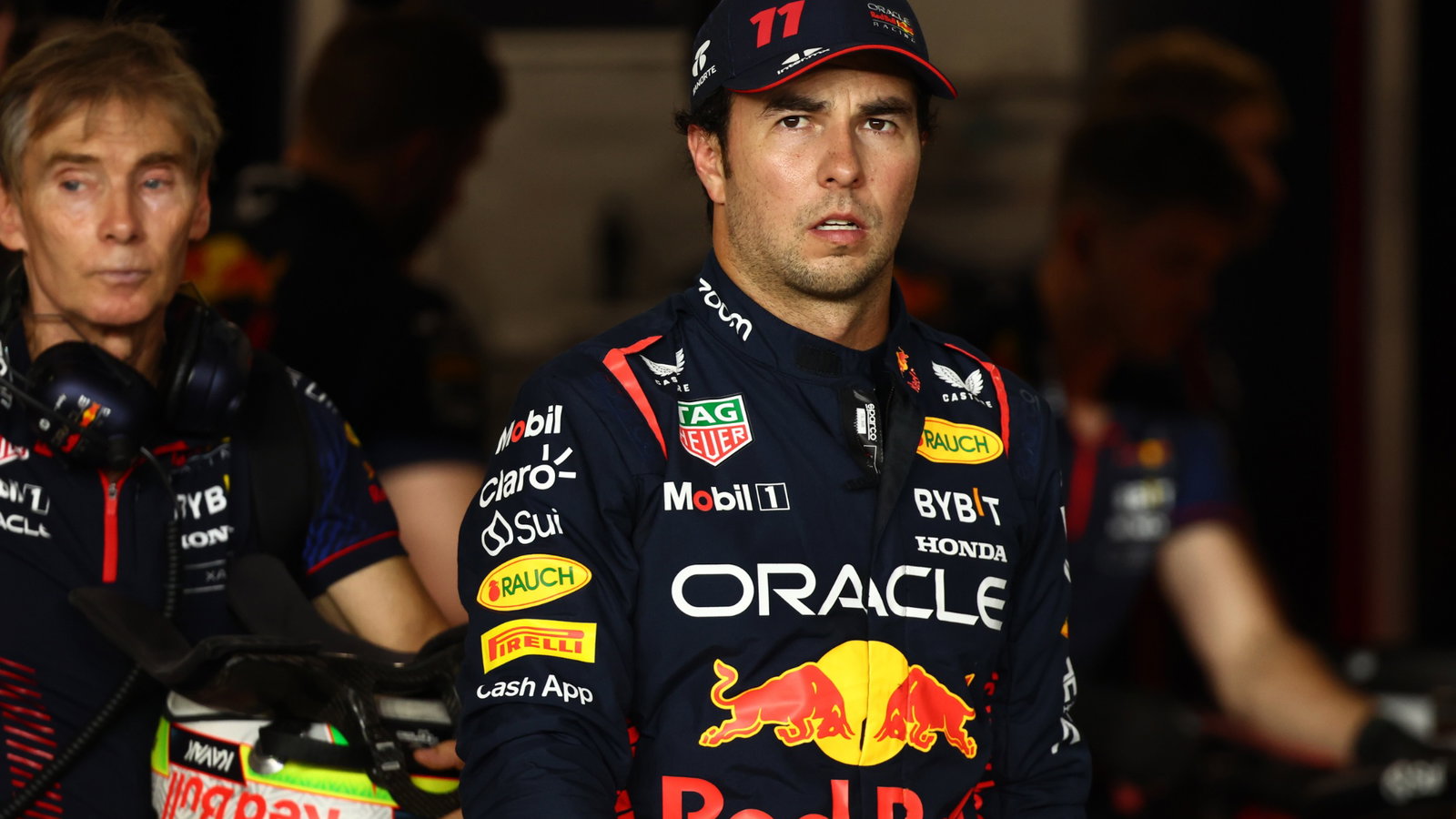 Sergio Perez (MEX) Red Bull Racing. Formula 1 World Championship, Rd 18, Qatar Grand Prix, Doha, Qatar, Qualifying Day.
-