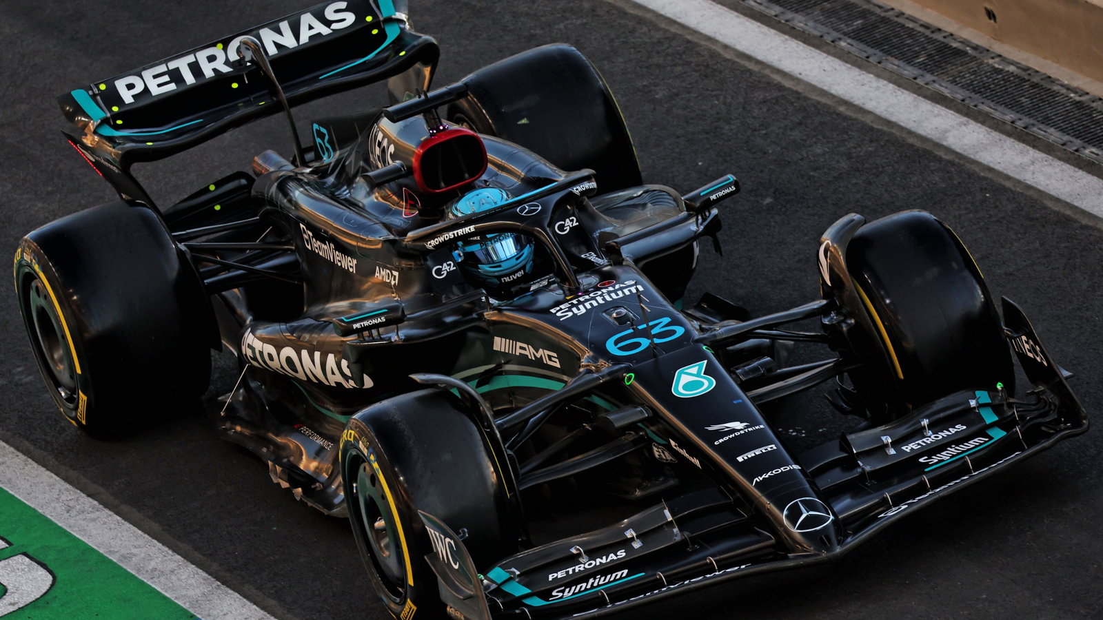 George Russell (GBR) Mercedes AMG F1 W14. Formula 1 World Championship, Rd 18, Qatar Grand Prix, Doha, Qatar, Sprint