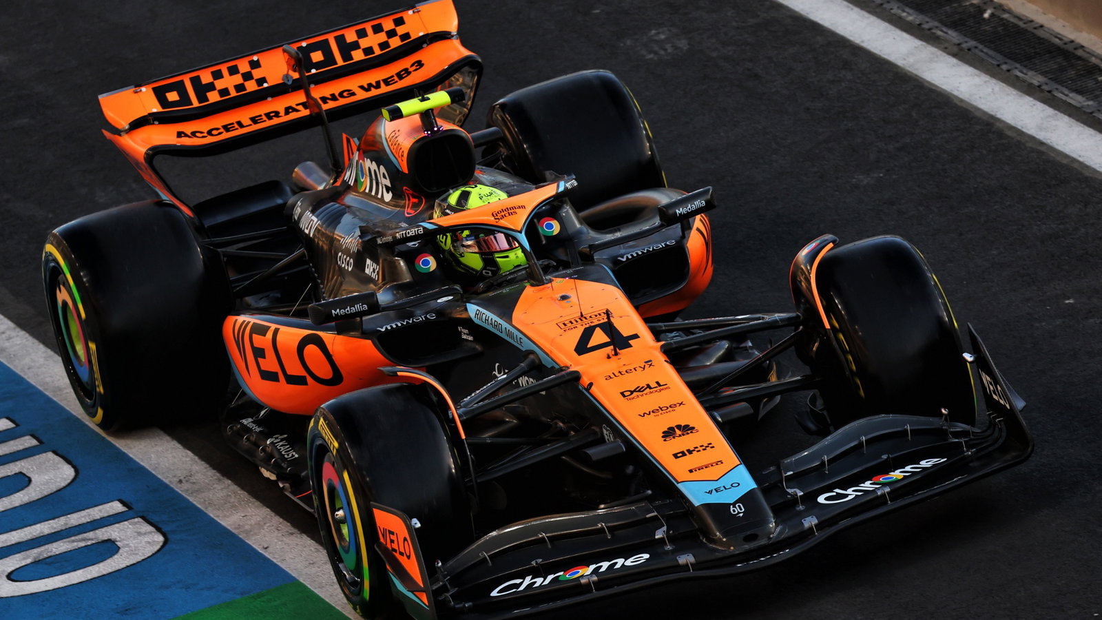 Lando Norris (GBR) McLaren MCL60. Formula 1 World Championship, Rd 18, Qatar Grand Prix, Doha, Qatar, Sprint Day.
-