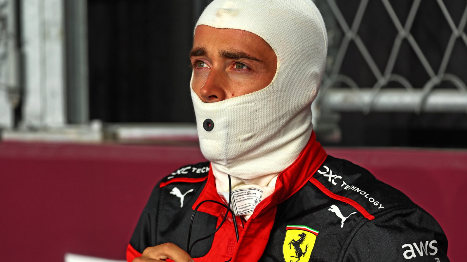 Charles Leclerc (MON) Ferrari on the grid. Formula 1 World Championship, Rd 18, Qatar Grand Prix, Doha, Qatar, Sprint