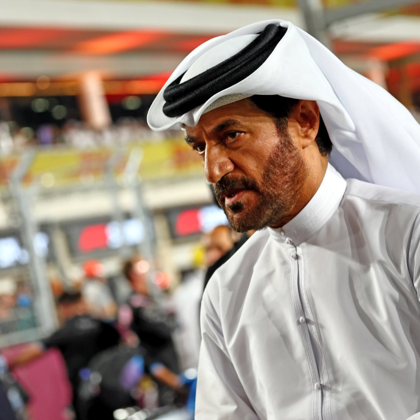 Mohammed Bin Sulayem (UAE) FIA President on the grid. Formula 1 World Championship, Rd 18, Qatar Grand Prix, Doha, Qatar,