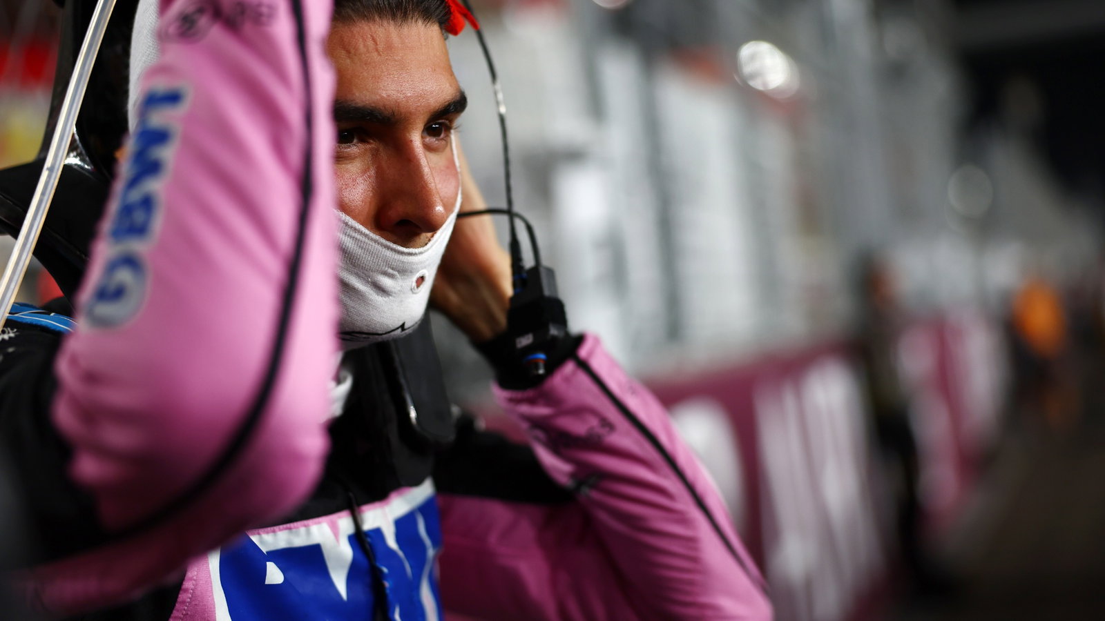 Esteban Ocon (FRA) Alpine F1 Team on the grid. Formula 1 World Championship, Rd 18, Qatar Grand 