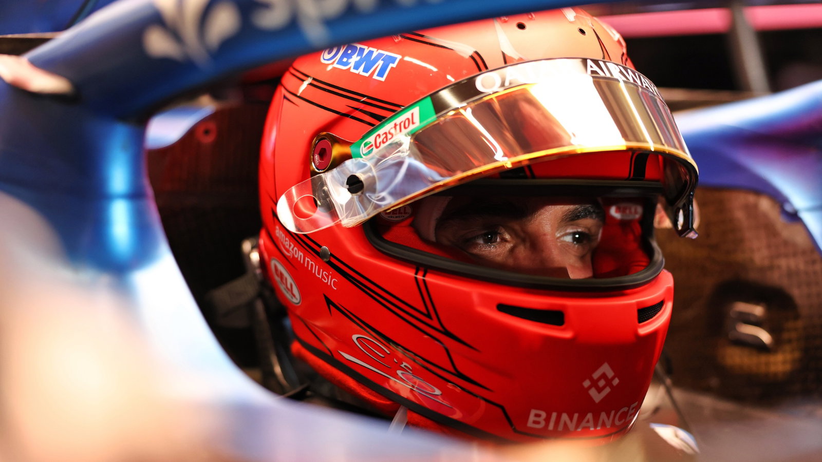 Esteban Ocon (FRA) Alpine F1 Team A523. Formula 1 World Championship, Rd 18, Qatar Grand Prix, Doha, Qatar, Race Day.
-