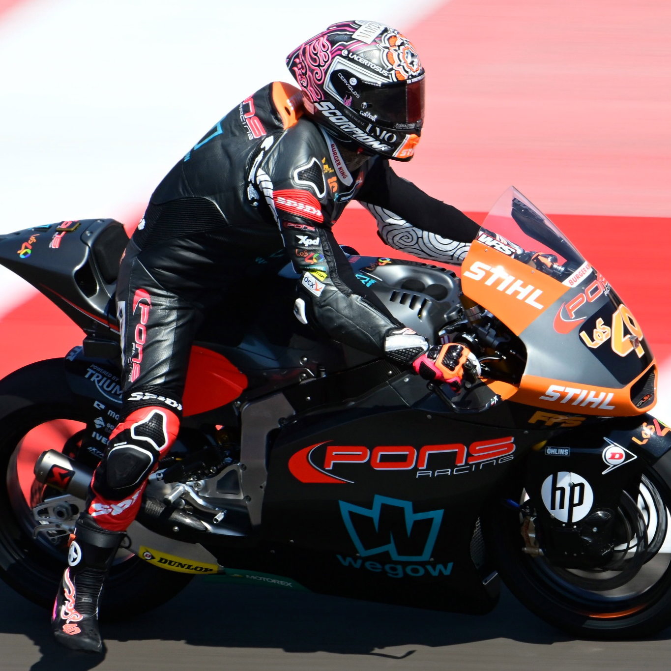 Aron Canet, Moto2, Indonesian MotoGP, 13 October