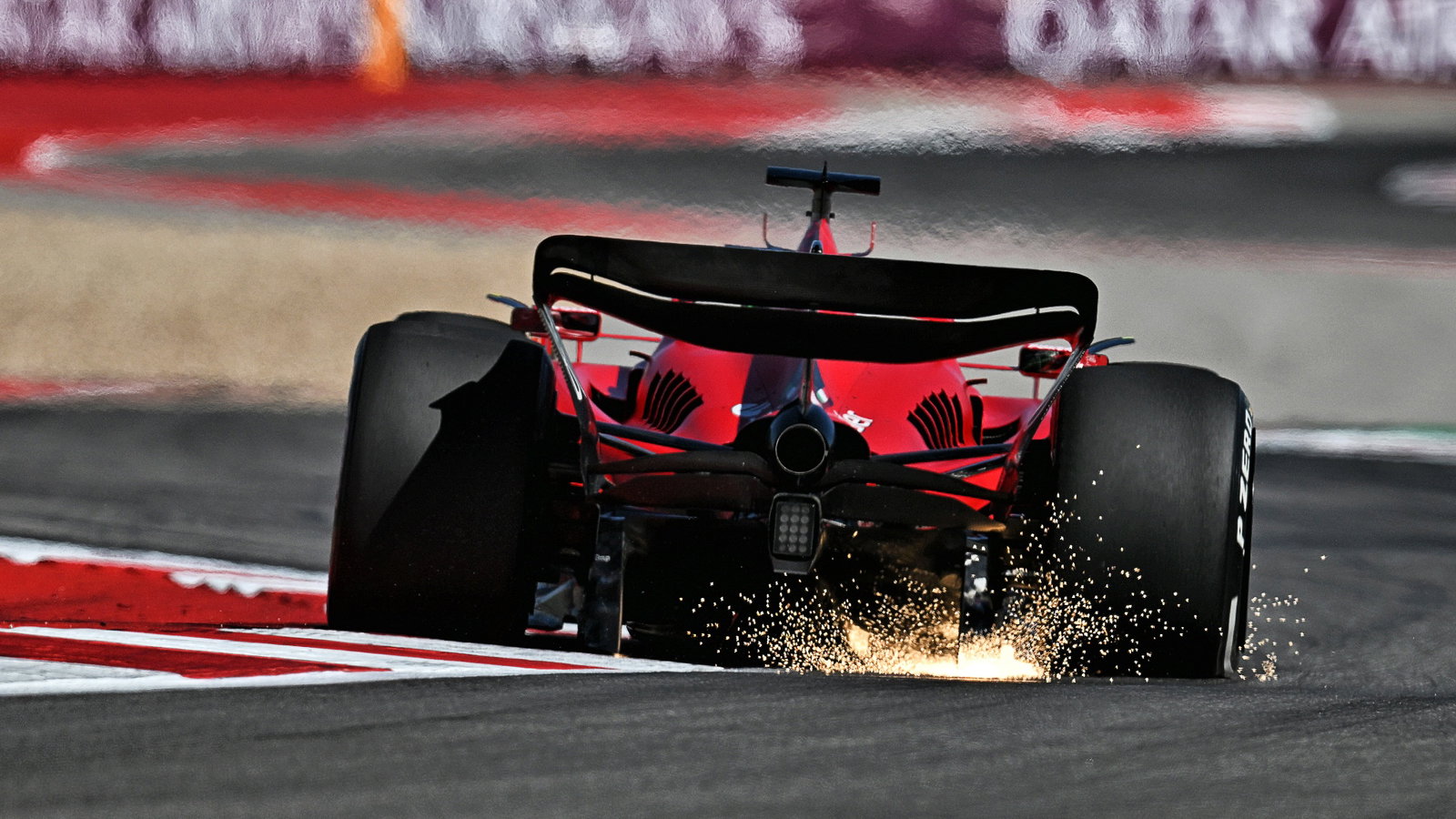 Charles Leclerc (MON) Ferrari SF-23 sends 