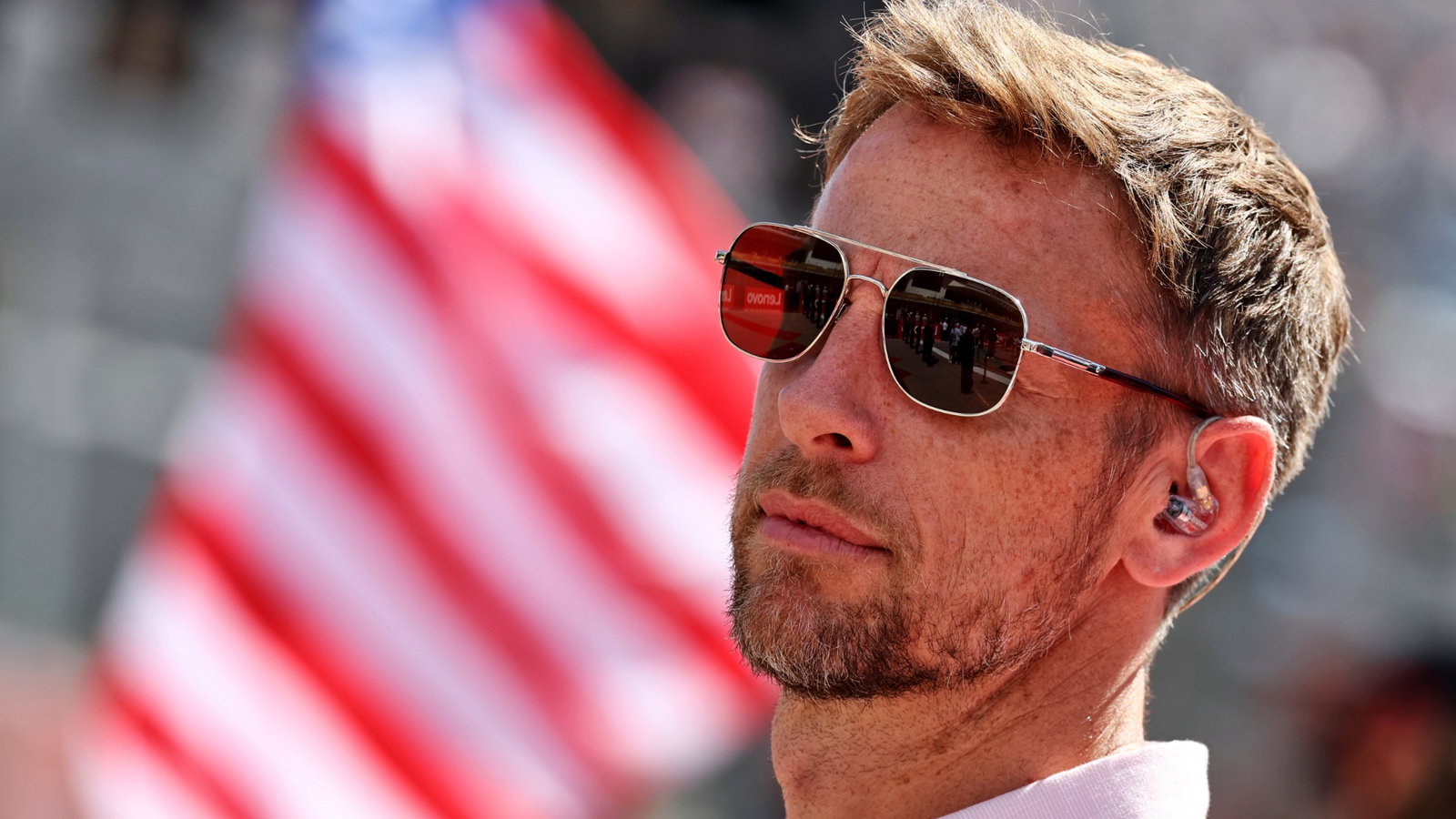 Jenson Button (GBR) Sky Sports F1 Presenter / Williams Racing Senior Advisor on the grid. Formula 1 World Championship, Rd