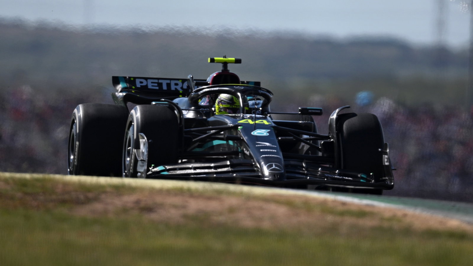 Lewis Hamilton (GBR) Mercedes AMG F1 W14. Formula 1 World Championship, Rd 19, United States Grand Prix, Austin, Texas,