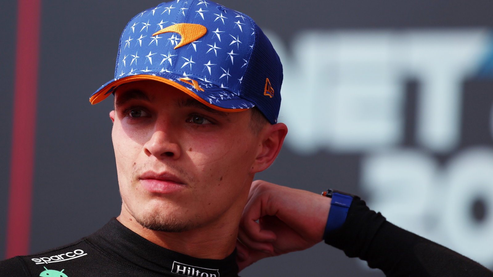 Lando Norris (GBR) McLaren in parc ferme. Formula 1 World Championship, Rd 19, United States Grand Prix, Austin, Texas,
