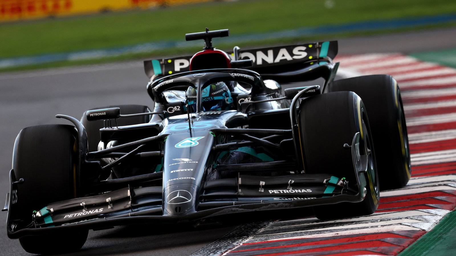 George Russell (GBR) Mercedes AMG F1 W14. Formula 1 World Championship, Rd 20, Mexican Grand Prix, Mexico City, Mexico,
