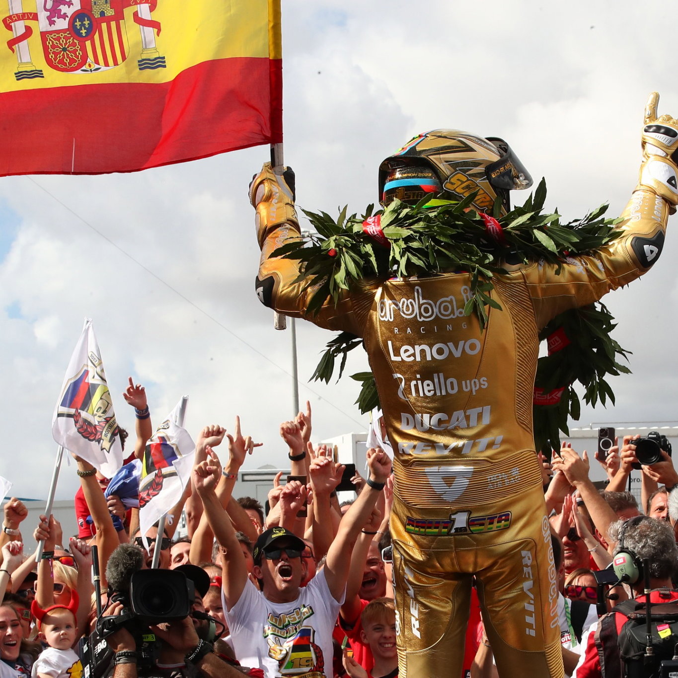 Alvaro Bautista, Race 1, Spanish WorldSBK, 28 October