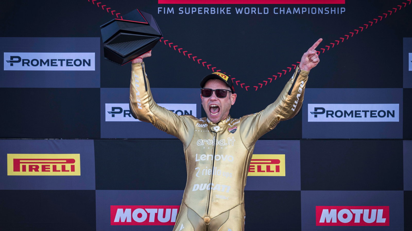 Alvaro Bautista, Race 1, Spanish WorldSBK, 28 October