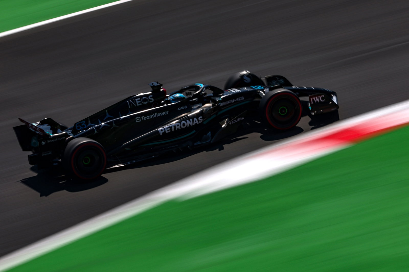 George Russell (GBR ), Kejuaraan Dunia Formula 1 Mercedes AMG F1, Rd 20, Grand Prix Meksiko, Mexico City, Meksiko,