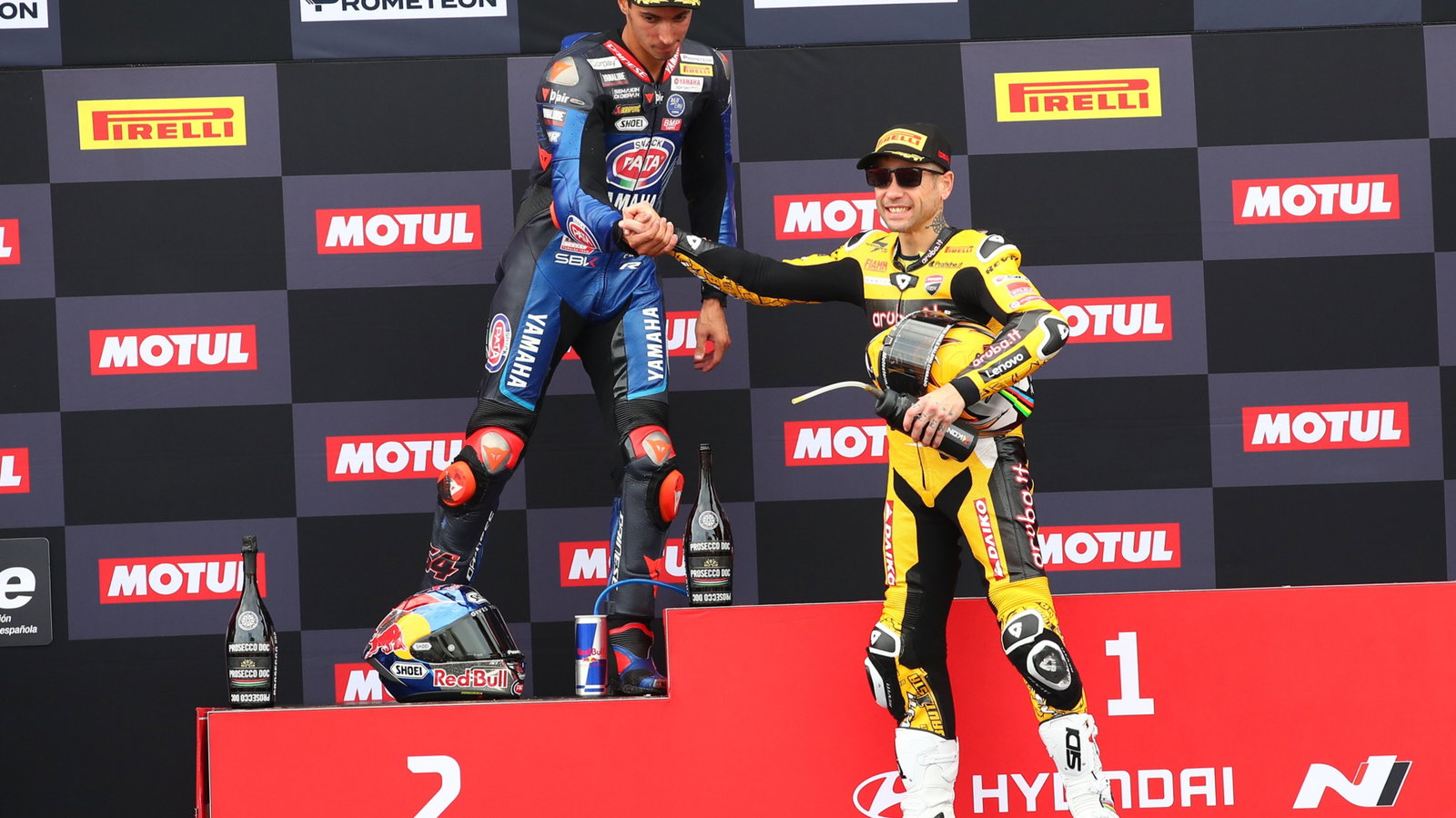 Alvaro Bautista and Toprak Razgatlioglu, Jerez WorldSBK 2023