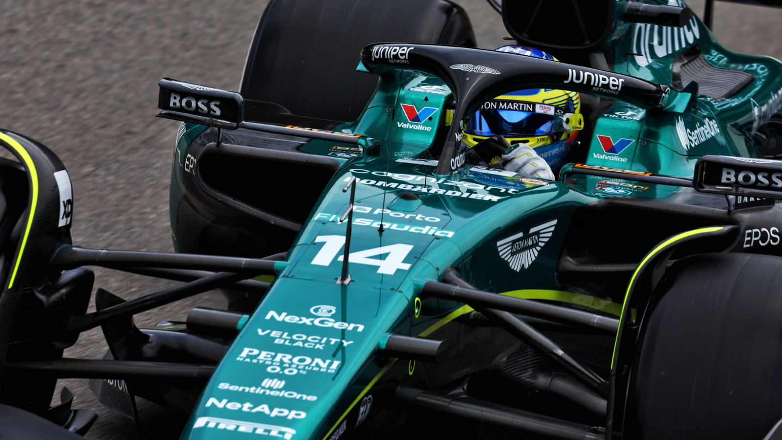 Fernando Alonso (ESP) Aston Martin F1 Team AMR23. Formula 1 World Championship, Rd 21, Brazilian Grand Prix, Sao Paulo,