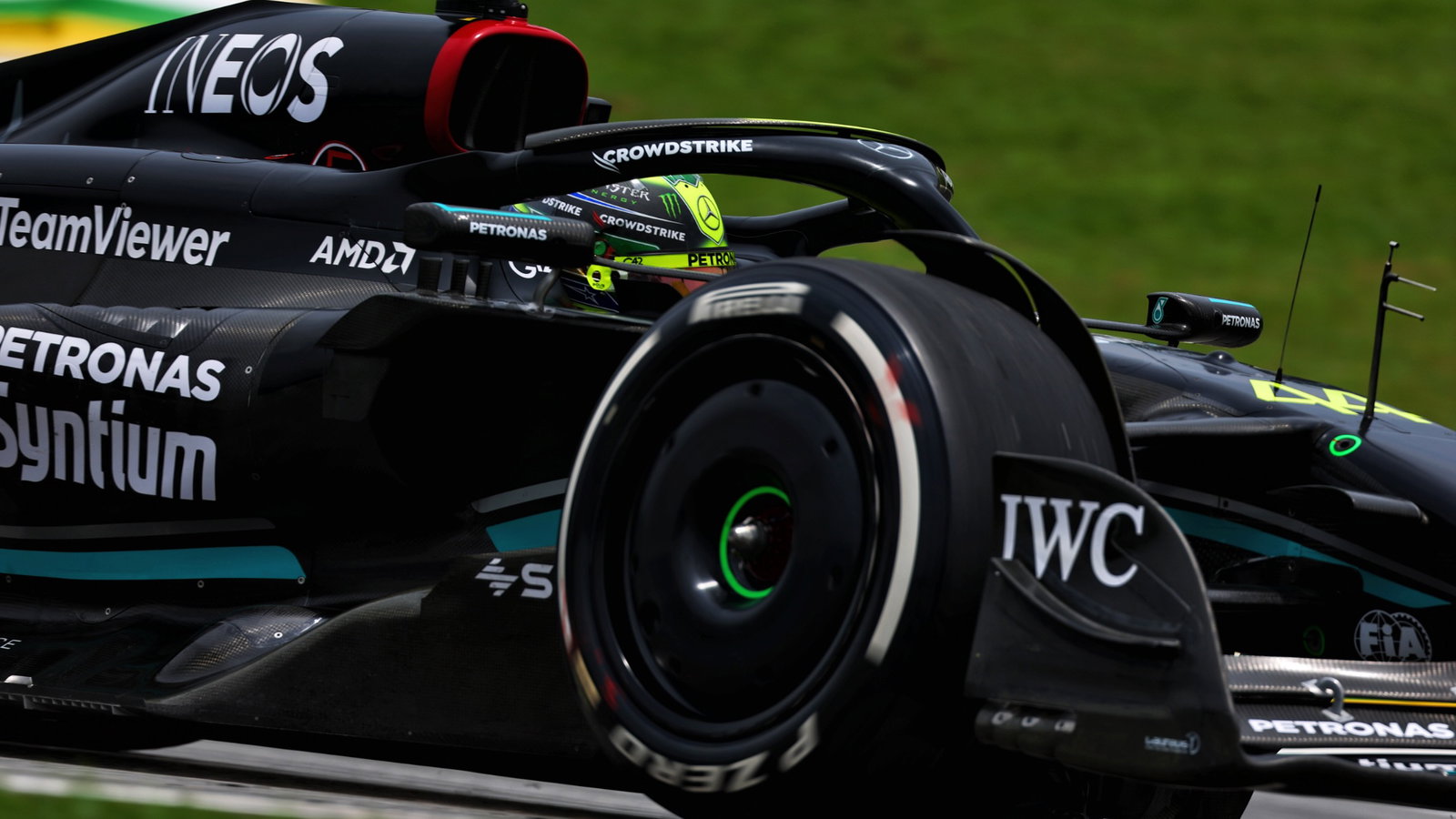 Lewis Hamilton (GBR) Mercedes AMG F1 W14. Formula 1 World Championship, Rd 21, Brazilian Grand Prix, Sao Paulo, Brazil,