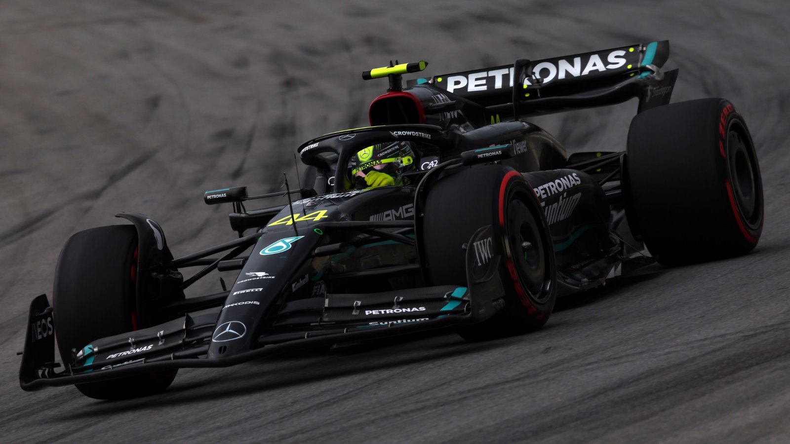Lewis Hamilton (GBR) Mercedes AMG F1 W14. Formula 1 World Championship, Rd 21, Brazilian Grand Prix, Sao Paulo, Brazil,