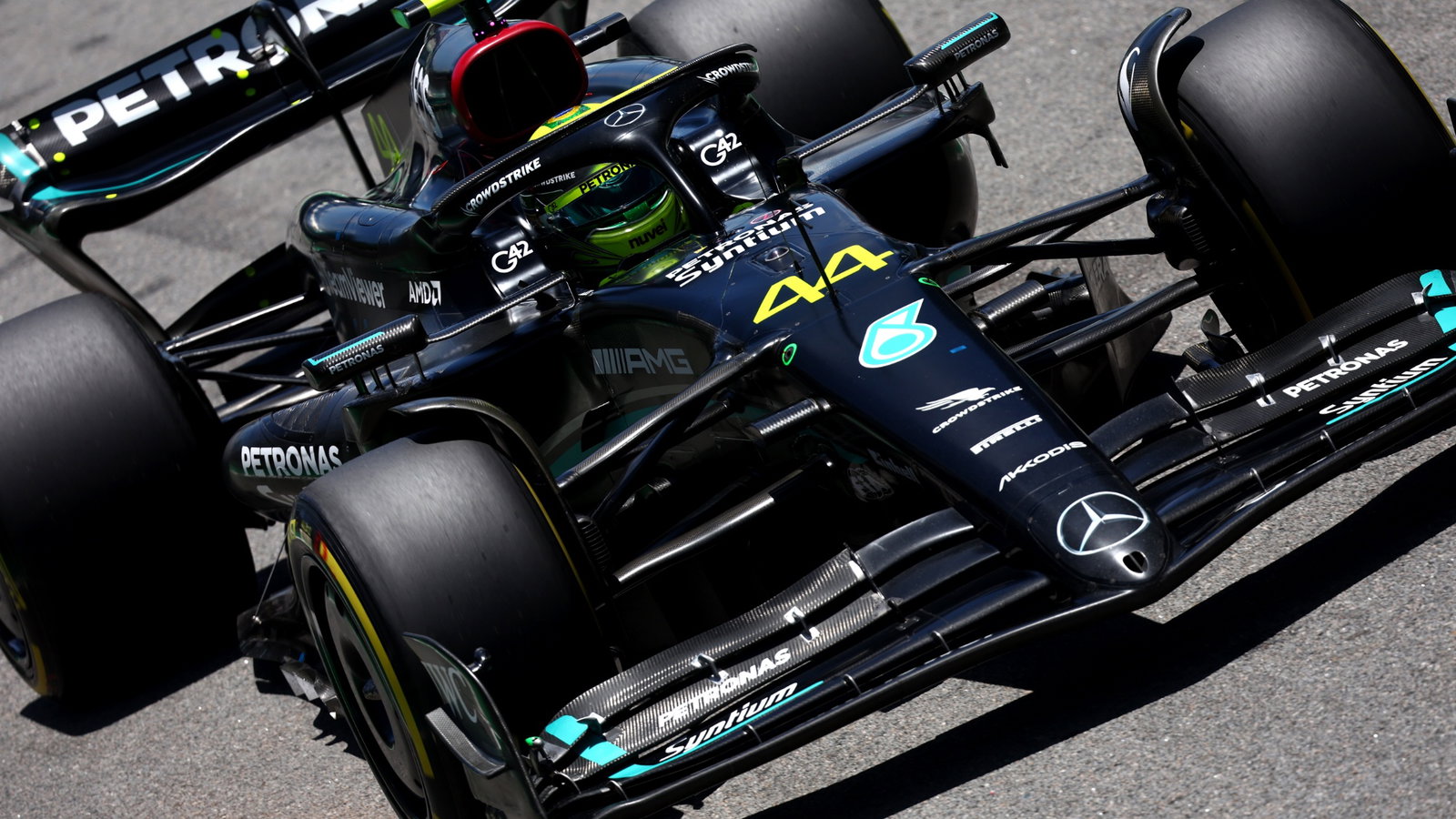 Lewis Hamilton (GBR) Mercedes AMG F1 W14. Formula 1 World Championship, Rd 21, Brazilian Grand Prix, Sao Paulo, Brazil,