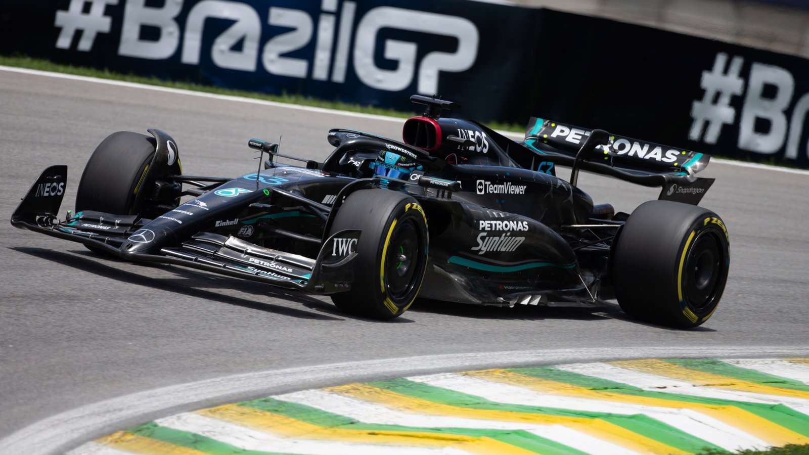 George Russell (GBR) Mercedes AMG F1 W14. Formula 1 World Championship, Rd 21, Brazilian Grand Prix, Sao Paulo, Brazil,