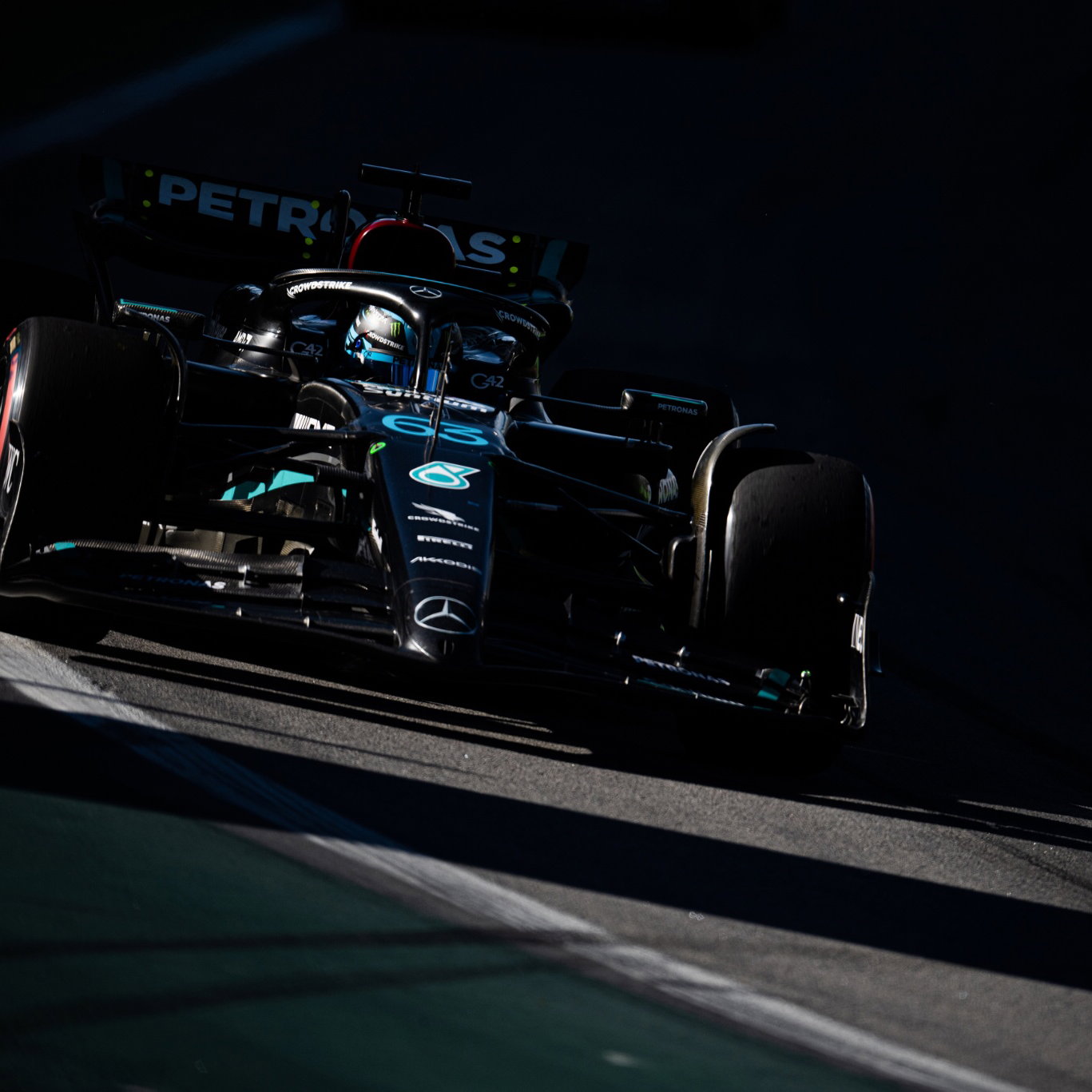 George Russell (GBR) Mercedes AMG F1 W14. Formula 1 World Championship, Rd 21, Brazilian Grand Prix, Sao Paulo, Brazil,