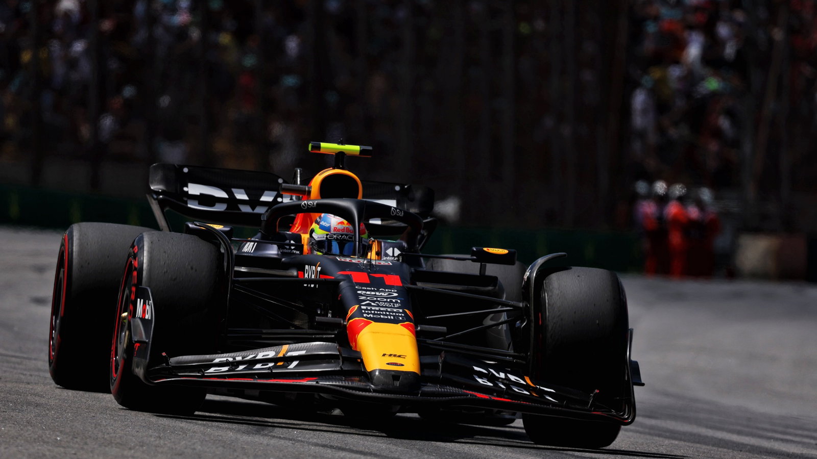 Sergio Perez (MEX) Red Bull Racing RB19. Formula 1 World Championship, Rd 21, Brazilian Grand Prix, Sao Paulo, Brazil,