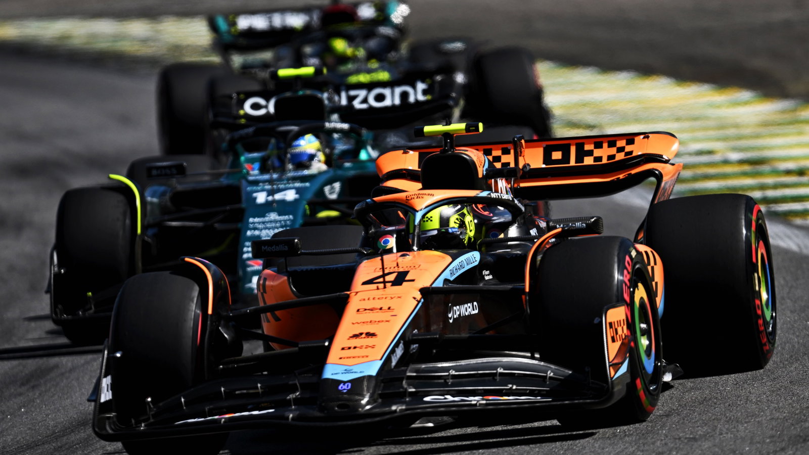 Lando Norris (GBR) McLaren MCL60. Formula 1 World Championship, Rd 21, Brazilian Grand Prix, Sao Paulo, Brazil, Race