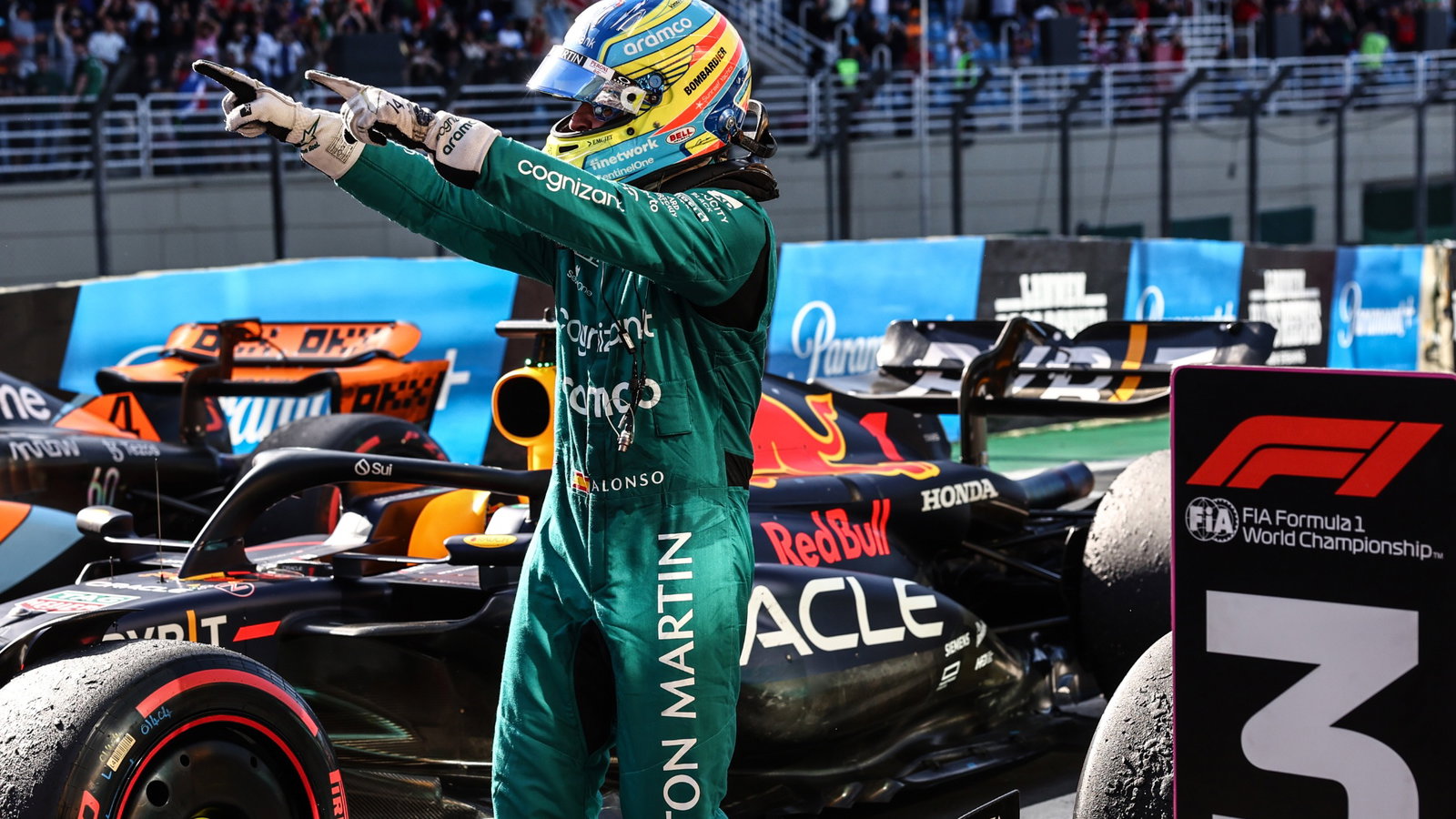 Fernando Alonso (ESP), Aston Martin Racing Formula 1 World Championship, Rd 21, Brazilian Grand Prix, Sao Paulo, Brazil,