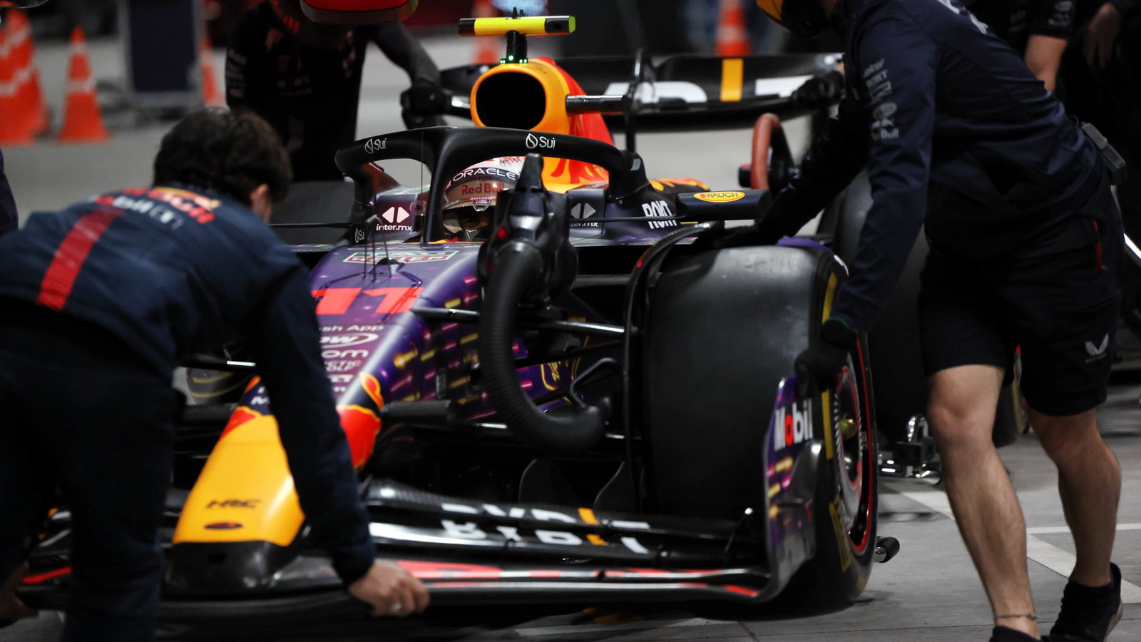 Sergio Perez (MEX) Red Bull Racing RB19. Formula 1 World Championship, Rd 22, Las Vegas Grand Prix, Las Vegas, Nevada,
