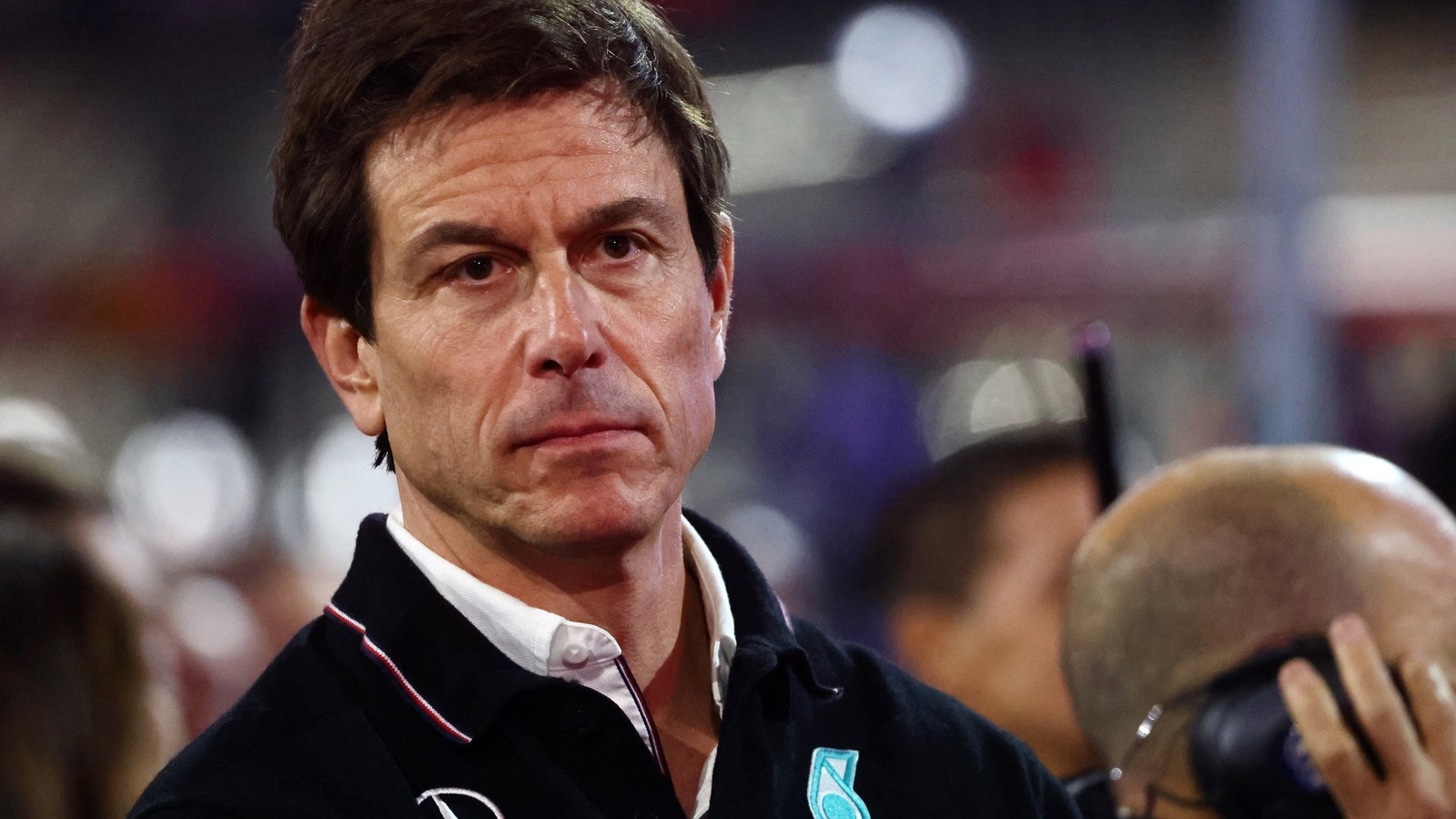 Toto Wolff (GER) Mercedes AMG F1 Shareholder and Executive Director on the grid. Formula 1 World Championship, Rd 22, Las