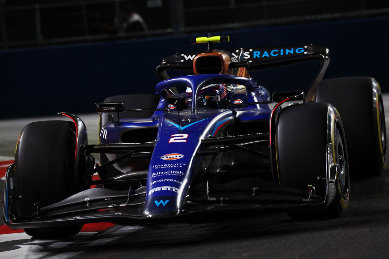 Logan Sargeant (AS) ) Williams Racing FW45.Kejuaraan Dunia Formula 1, Rd 22, Grand Prix Las Vegas, Las Vegas, Nevada,