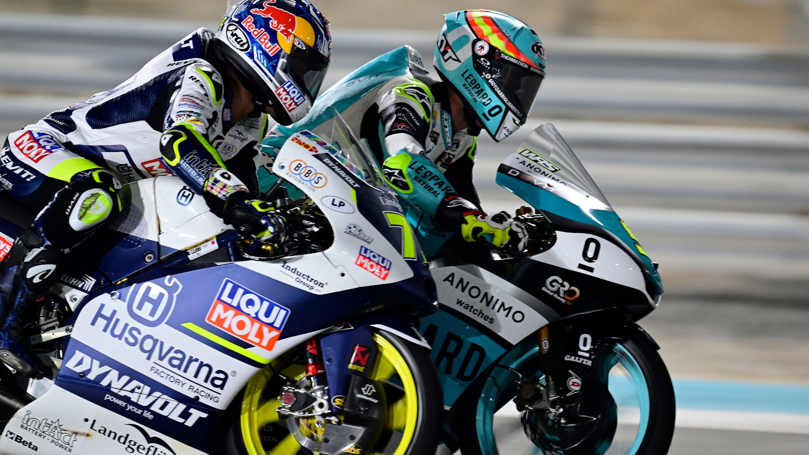 Jaume Masia, Ayumu Sasaki, Moto3 race, Qatar MotoGP 19 November