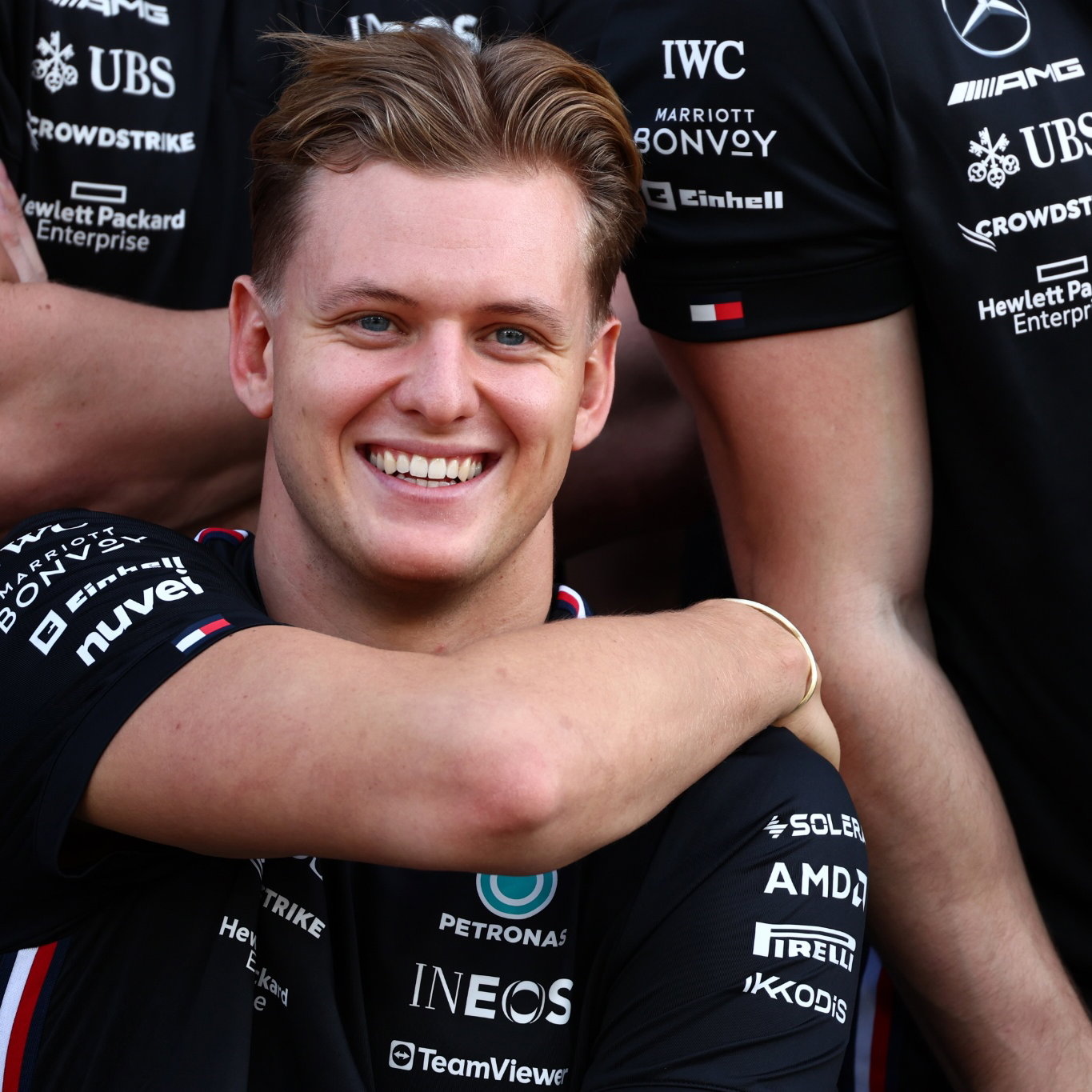 Mick Schumacher (GER) Mercedes AMG F1 Reserve Driver at a team photograph. Formula 1 World Championship, Rd 23, Abu Dhabi