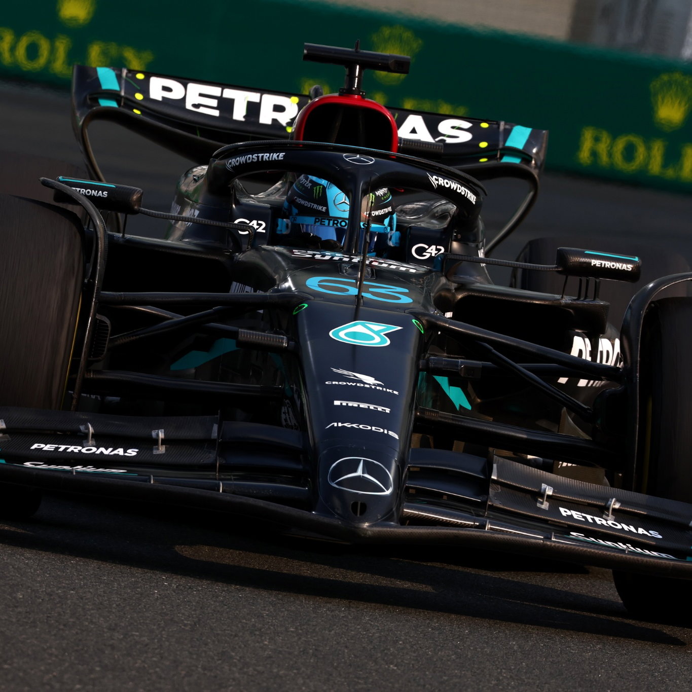 George Russell (GBR) Mercedes AMG F1 W14. Formula 1 World Championship, Rd 23, Abu Dhabi Grand Prix, Yas Marina Circuit,